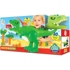 Molto: Blocks set cuburi dinozaur Gigantosaurus cu sunet 30 buc.