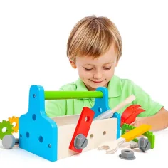 Molto: Nature lemn cutie de scule 11 bucăți set imaginea 3
