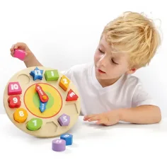 Molto: Nature Oh! Clock ceas jucărie lemn imaginea 3
