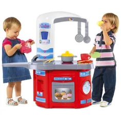 Molto: prima mea bucătărie culoarea roșie 12 bucăți set 65x27x68cm imaginea 2