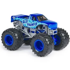 Monster Jam: Blue Thunder camion de curse monstru – 1:64 – Spin Master imaginea 2