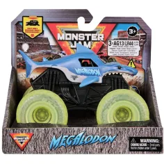 Monster Jam: Camion monstru cu iluminare Megalodon – 1/43 - Spin Master