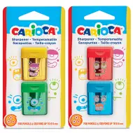 Monster plastic ascuțitoare cu recipient set 2 bucăți - Carioca
