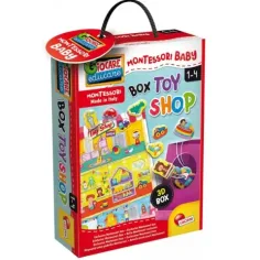 Montessori: Baby Box puzzle de sortare a formelor pentru dezvoltarea abilităților - Lisciani