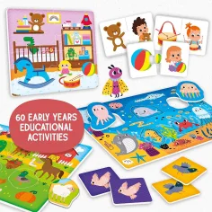 Montessori Baby: Colecție de jocuri cu 60 de jocuri de dezvoltare a abilităților - Lisciani imaginea 2