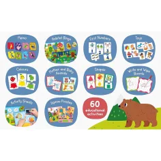 Montessori Baby: Colecție de jocuri cu 60 de jocuri de dezvoltare a abilităților - Lisciani imaginea 4
