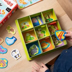 Montessori: Colecție de jocuri cu animale fericite 67buc - Lisciani imaginea 3