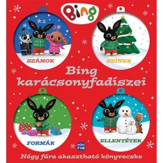 Móra: Bing ornamente de Crăciun - Cărțulii de agățat pe patru brăduți