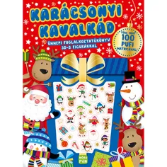Móra: Carnavalul de Crăciun - Carte de activități cu autocolante Puffy imaginea 1