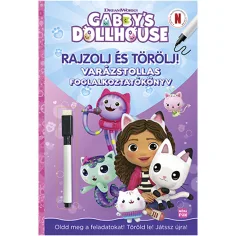 Móra: Casa de păpuși Gabi – Desenează și șterge! Carte de activități cu pix magic