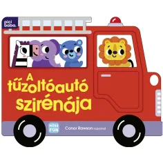 Móra: Sirena mașinii de pompieri carte cu pagini care se întorc