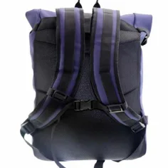Must: Albastru ghiozdan ergonomic, rucsac cu catarame 30x12x52cm ​ imaginea 2