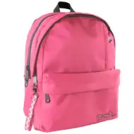 Must: Geantă școlară rotunjită roșu deschis cu patru compartimente, rucsac 32x17x42cm