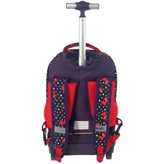 Must... Minnie Mouse cu trei compartimente, tip troller rucsac, ghiozdan imaginea 2