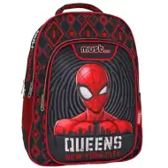 Must: Spider-Man rotund ergonomic rucsac, ghiozdan 32x18x43cm