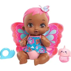 My Garden Baby: păpușă fluture pentru îngrijire, 30 cm - Mattel imaginea 2