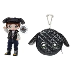 Na! Na! Na! Surprise: 2 in 1 Glam Metallic păpușă surpriză cu portofel - Maxwell Dane imaginea 2
