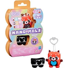 Nano-mals: Pamanda figurină interactivă electronică panda roșu – Hasbro imaginea 1