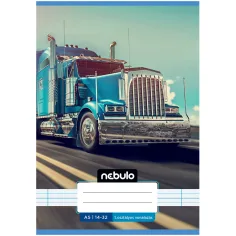 Nebulo: Caiet cu linii cu model de camion pentru clasa a 1-a 14-32 A/5