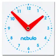 Nebulo: ceas de bază analog din plastic