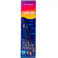 Nebulo: Creion colorat triunghi culoarea albastră 1 bucată