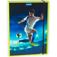 Nebulo: Cutie pentru caiete din carton ondulat, format A4, Oxi fotbal