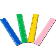Nebulo: Règle en plastique de plusieurs couleurs 16cm imaginea 2