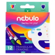 Nebulo: set cretă cerată triunghi de 12 bucăți