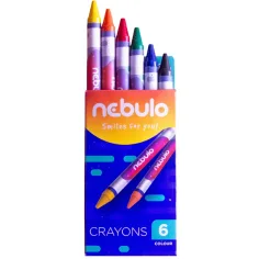 Nebulo: Set de creioane colorate 6 bucăți