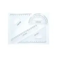 Nebulo: set riglă 4 bucăți de 15 cm riglă