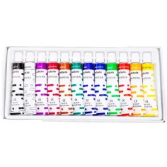 Nebulo: set tempera colorată 12ml 12 bucăți imaginea 2