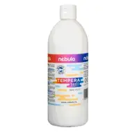 Nebulo: tempera lichidă de culoare albă în sticlă de 500ml