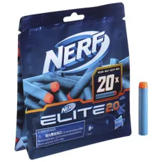 Nerf: rezerve cu proiectile din spumă Elite 2.0, 20 buc. - Hasbro imaginea 1