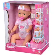 New Born Baby păpușă face pipi cu accesorii 43cm - Simba Toys