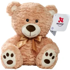 Nicotoy: Ursuleț de pluș așezat în mai multe variante de culoare 25cm 1db – Simba Toys imaginea 4
