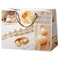 Nuntă, inele design cadou de nuntă dimensiune mare 27x14x33cm