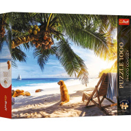Odihnă pe plajă puzzle premium de 1000 de piese - Trefl