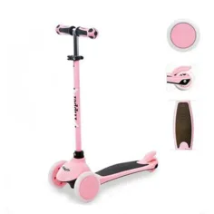On and Go trotinetă trei roți culoarea roz - Mondo Toys imaginea 3