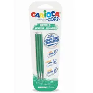 Oops rezervă verde care se poate șterge 0,7mm set 3 bucăți - Carioca