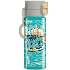 Orașul Budapesta sticlă de apă albastră deschisă 475ml