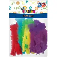 Pachet colorat de pene 30 bucăți