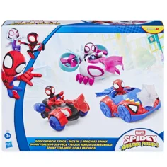 Păianjenul și prietenii săi minunați: Set de joc Supereroi și vehiculele lor - Hasbro