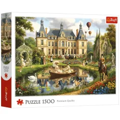 Palat cu vedere la apă - puzzle de 1500 de piese - Trefl