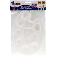 Paletă pentru colorat plastic oval