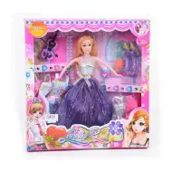 Păpușă artistă cu stil și accesorii 28cm