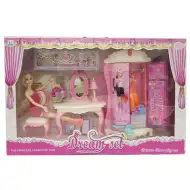 Păpușă de modă dulap și accesorii