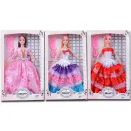 Păpușă de modă prințesă cu piaptănă în 3 variante