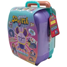 Păpușă de pluș Lavi Starlight Holdfény Csillag cu valiză și pernă de gât imaginea 1