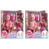Păpușă face pipi cu accesorii dentare 1 variantă 40cm