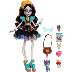 Monster High Skelita Calaveras păpușă cu accesorii - Mattel imaginea 2